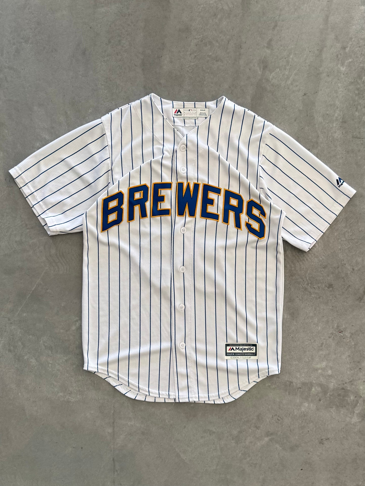 Milwaukee Brewers Baseball Jersey - S