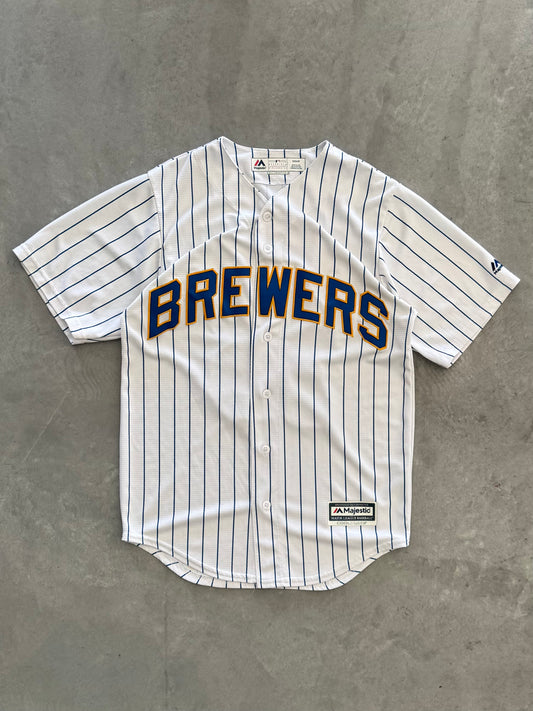 Milwaukee Brewers Baseball Jersey - S