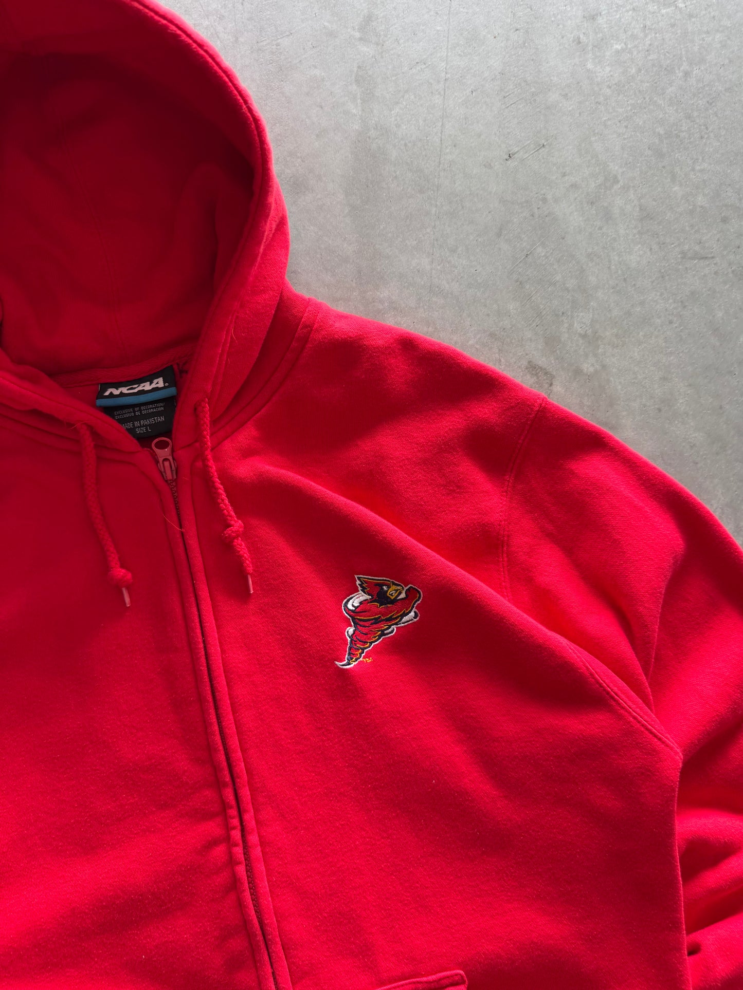 Vintage Iowa State Cyclones Zip Up Hoodie - L