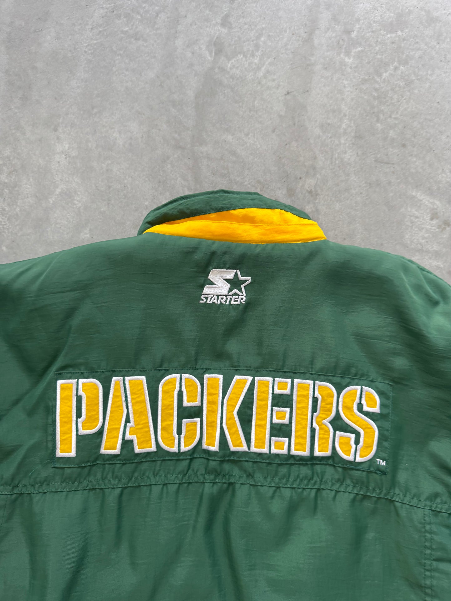 Vintage Starter Green Bay Packers Coat - XXL