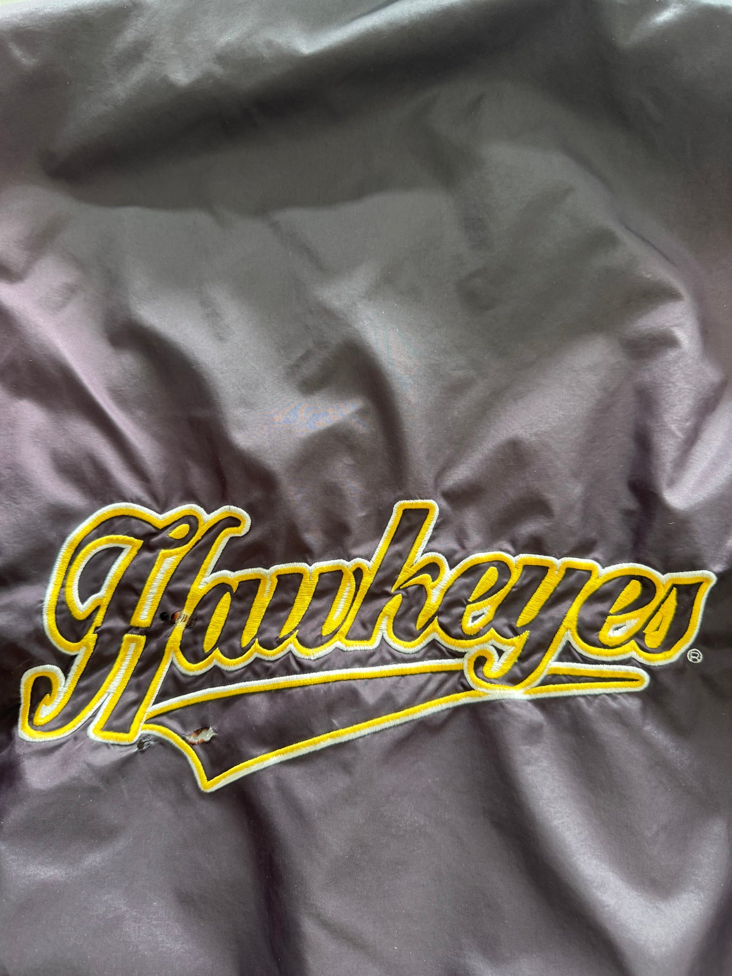 Vintage Iowa Hawkeyes Reversible Jacket - XL