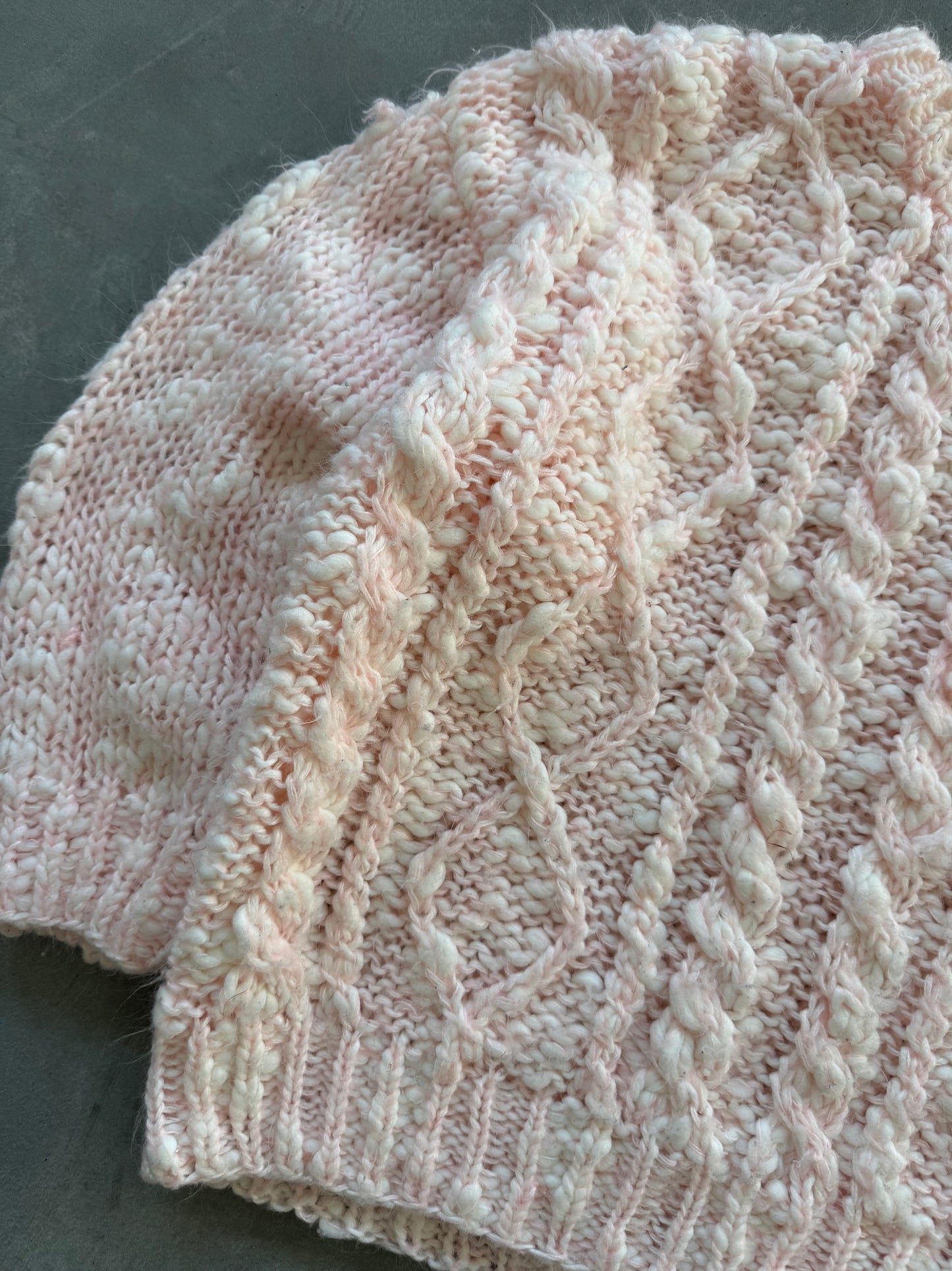 Vintage Hand Knit Sweater - S