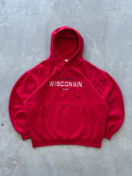 Vintage Wisconsin Badgers Hoodie - L