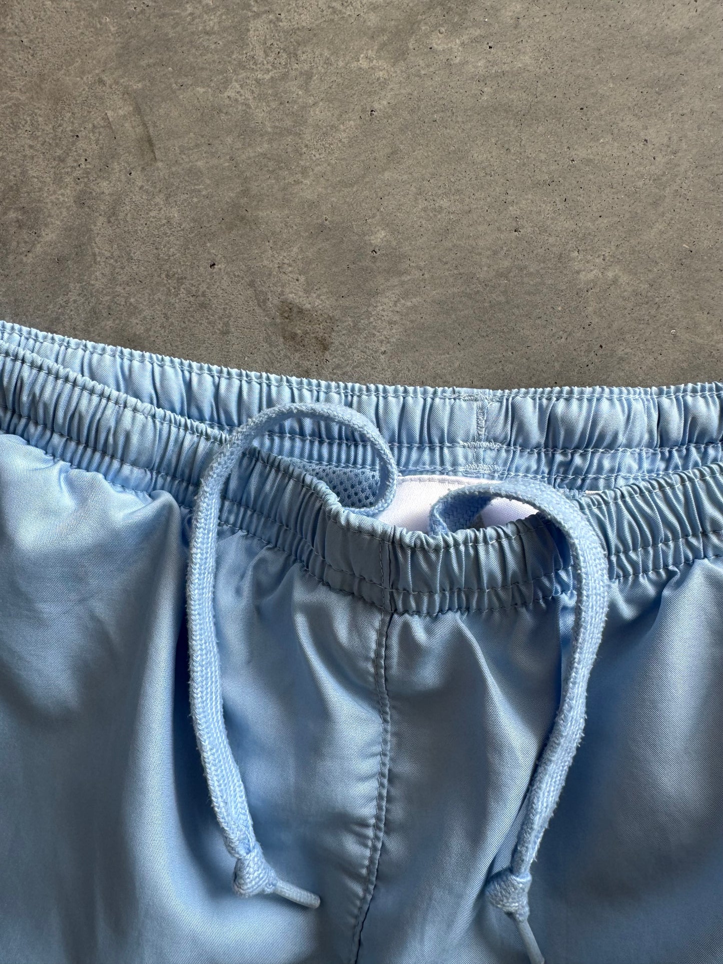 Vintage Baby Blue Adidas Track Pants - M