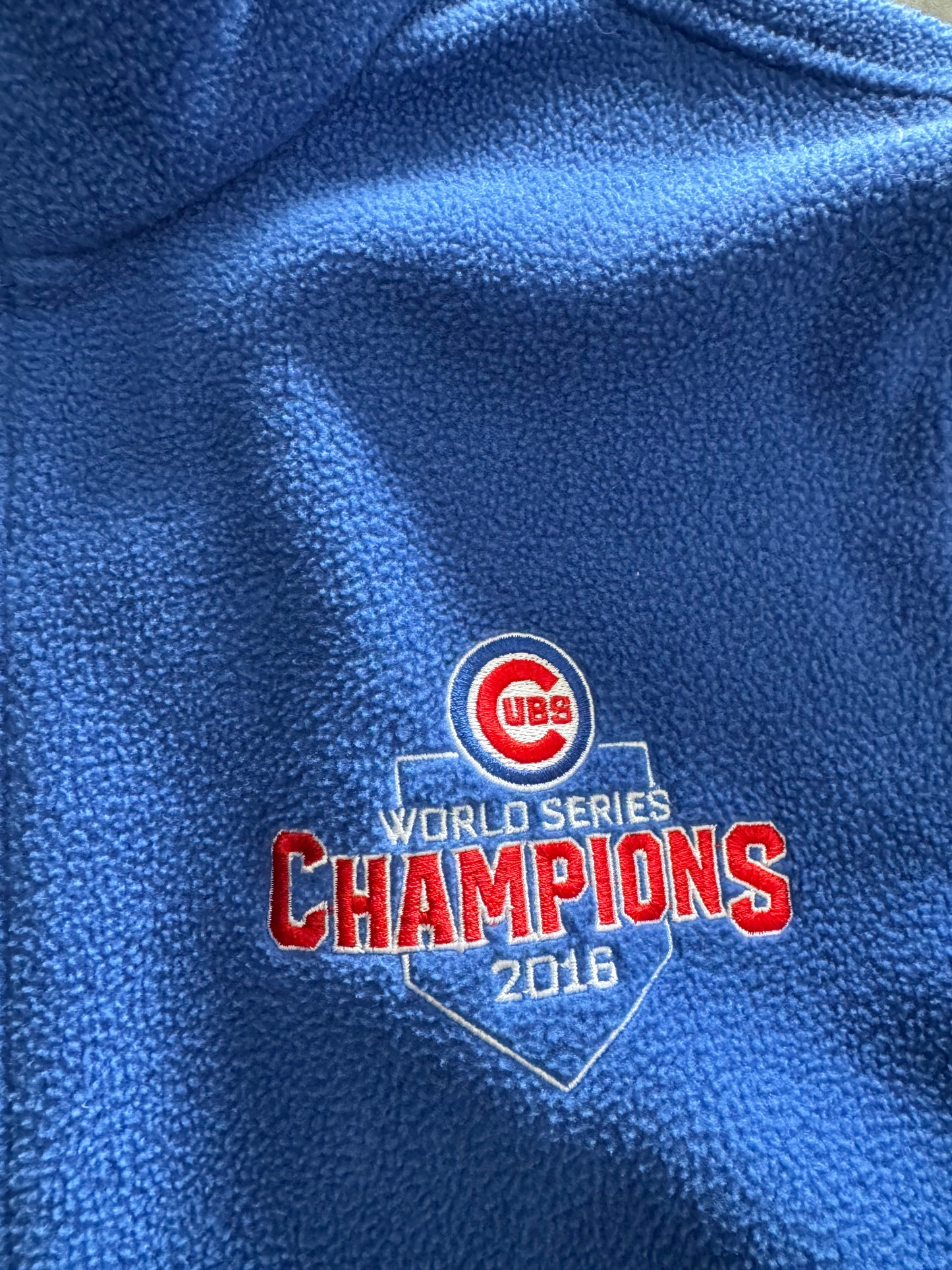 Vintage Chicago Cubs Fleece Zip Up - M