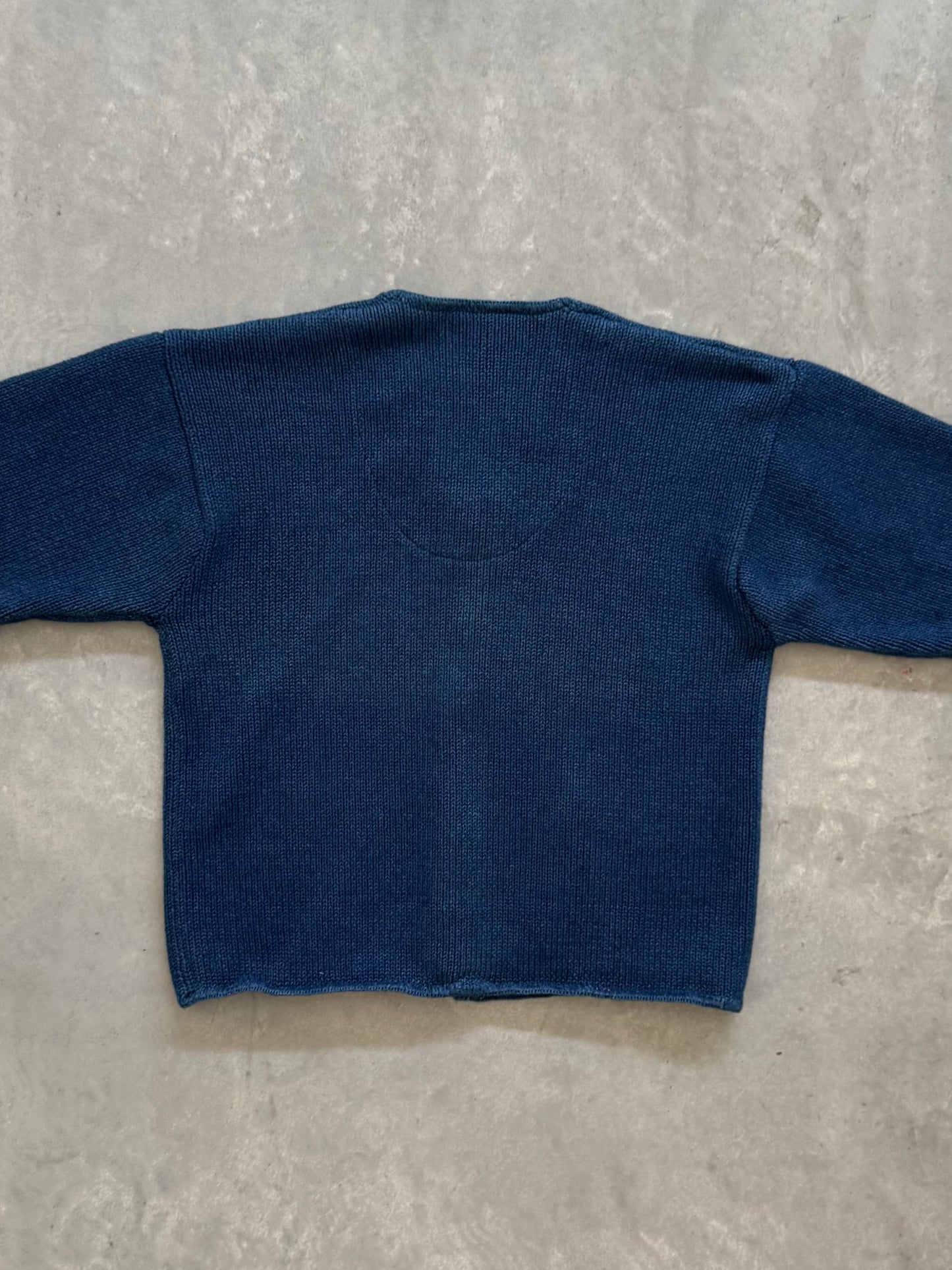 Vintage Zip Up Sweater - L