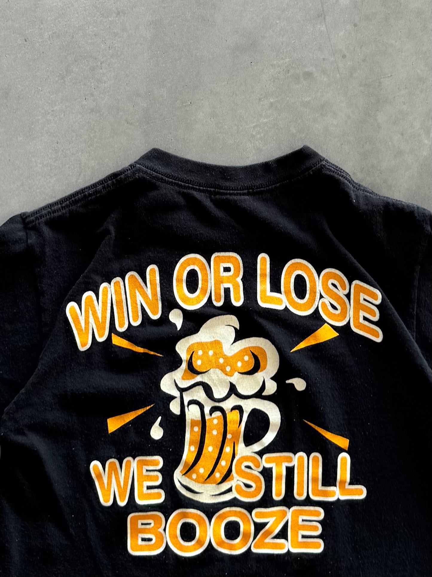 Vintage 90s Iowa Hawkeyes Drinking Tee - S