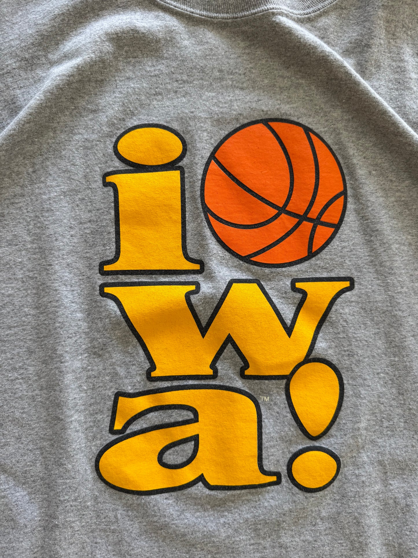 Vintage Iowa Hawkeyes Basketball Long Sleeve - 3XL