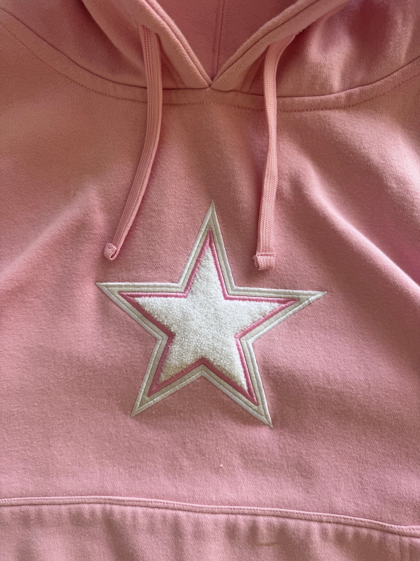 Vintage Cropped Dallas Cowboys Hoodie - XXL