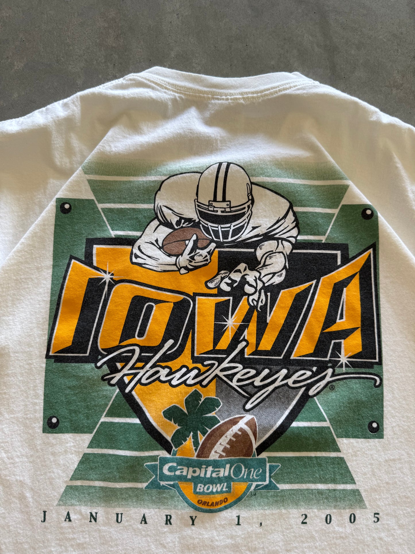 Vintage 00s Iowa Hawkeyes Bowl Game Tee - XXL