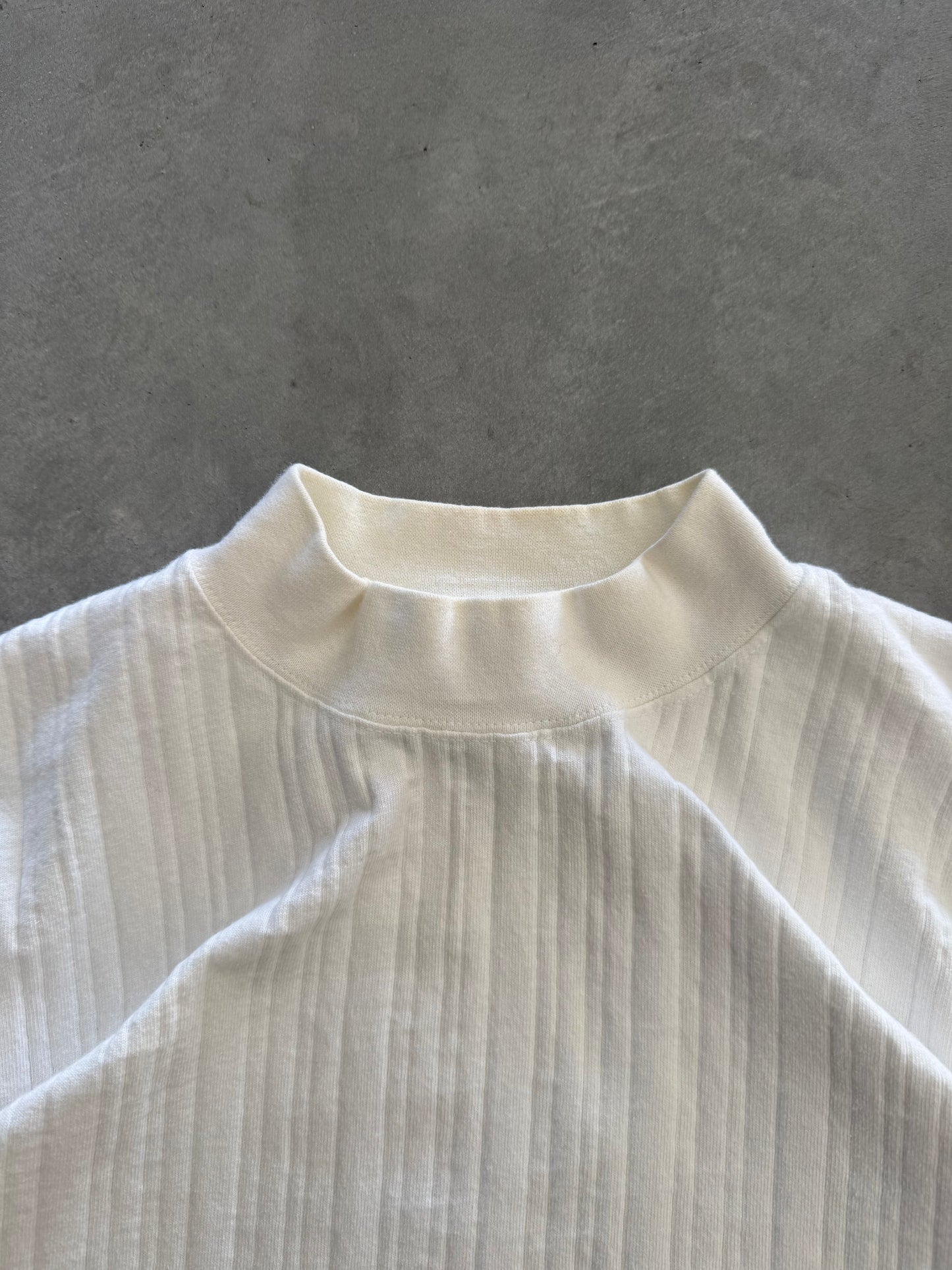 Vintage Lee Textured Mock Neck Long Sleeve - M