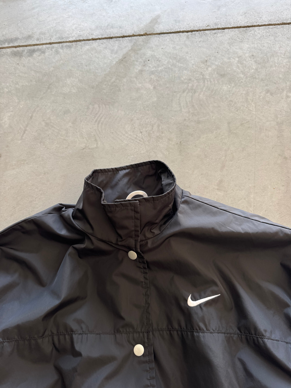 Vintage 90s Nike Cinchable Waist Windbreaker Jacket - L
