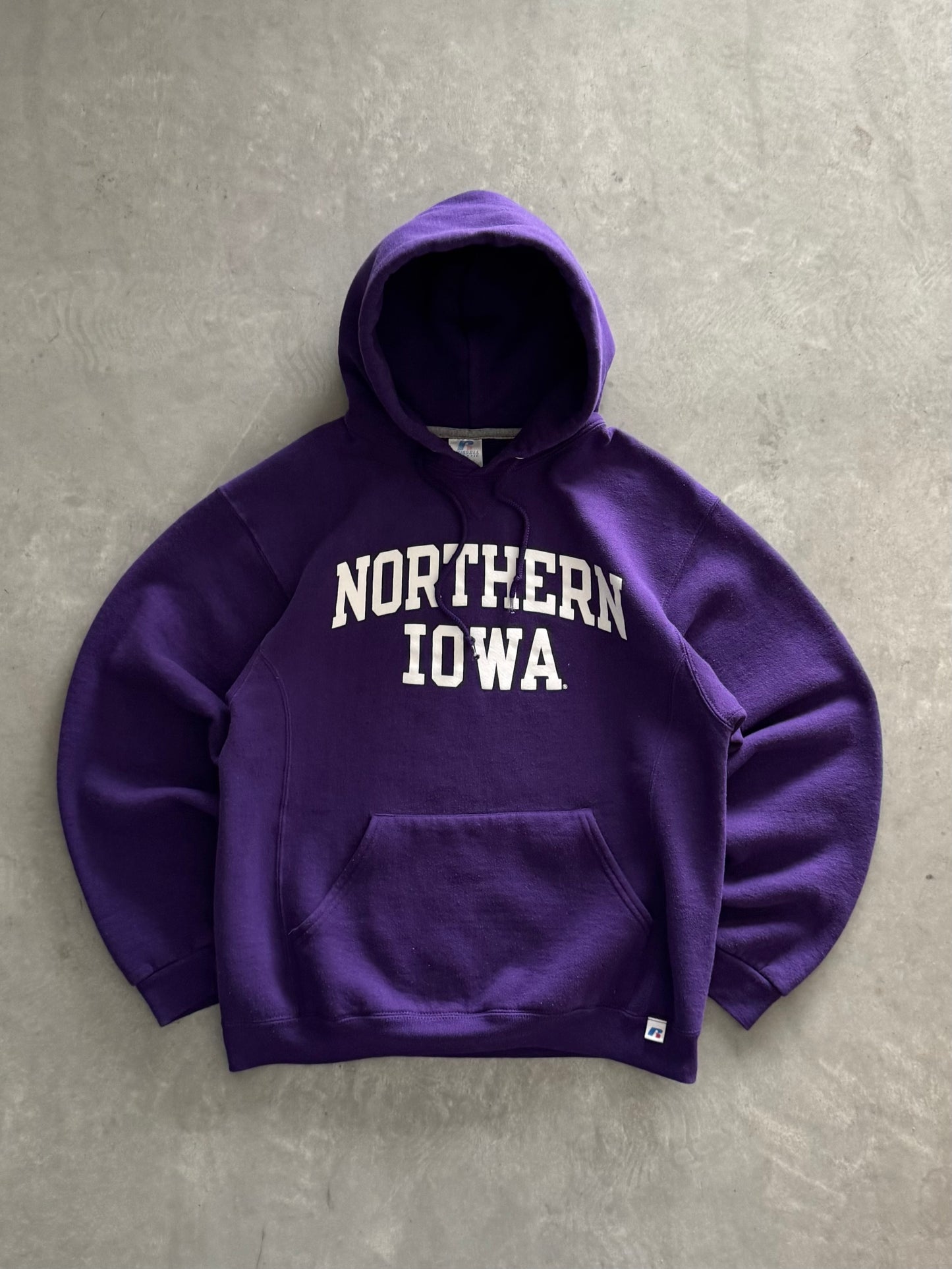 Vintage Northern Iowa Russell Athletic Hoodie - M