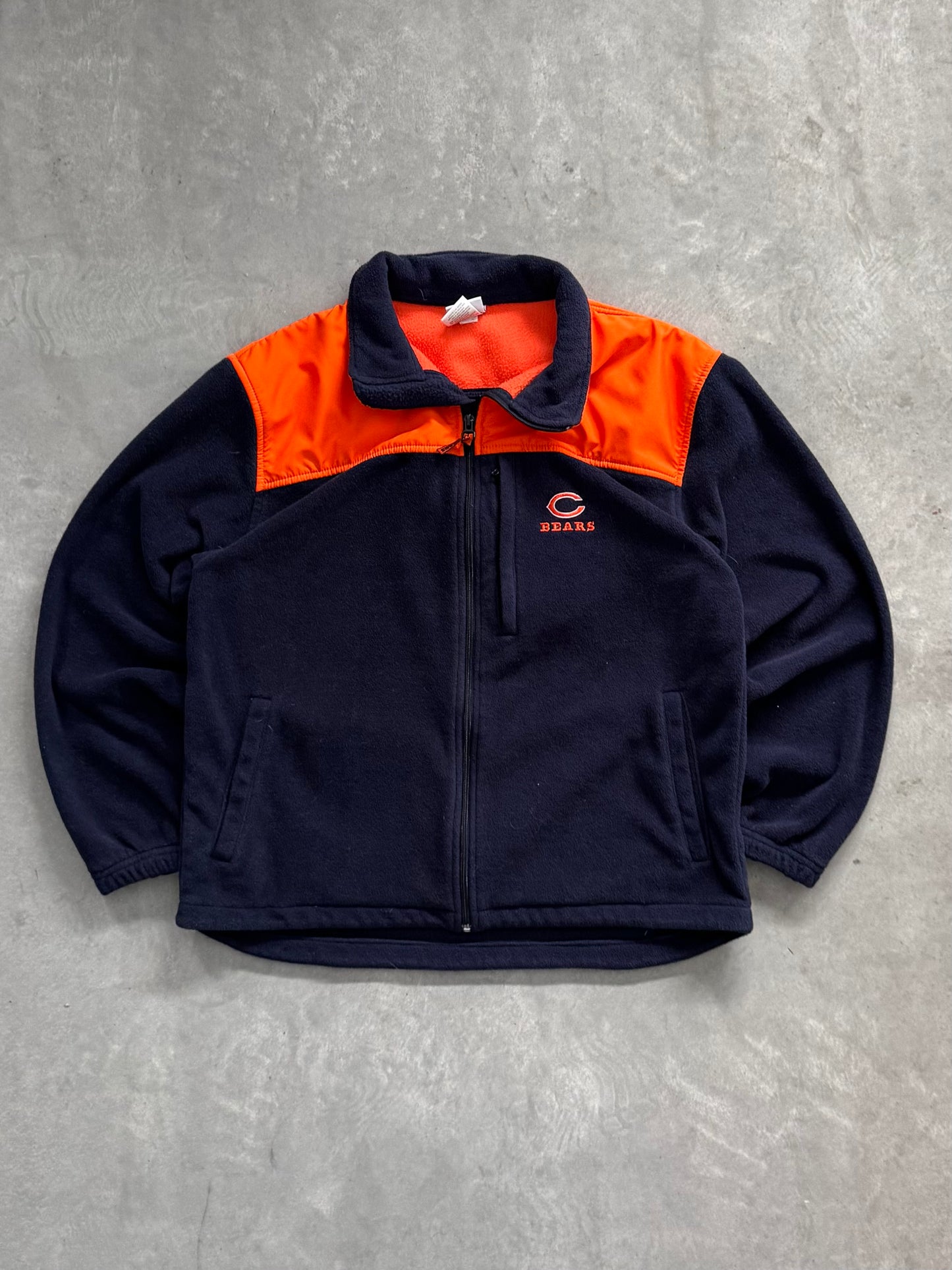 Vintage Chicago Bears Fleece Jacket - M