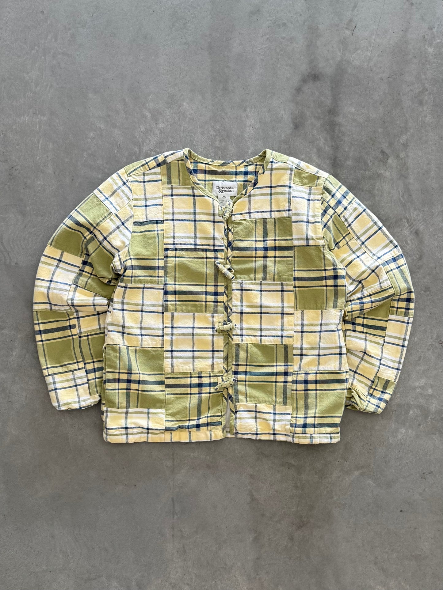 Vintage 90s Christopher & Banks Plaid Cardigan - S
