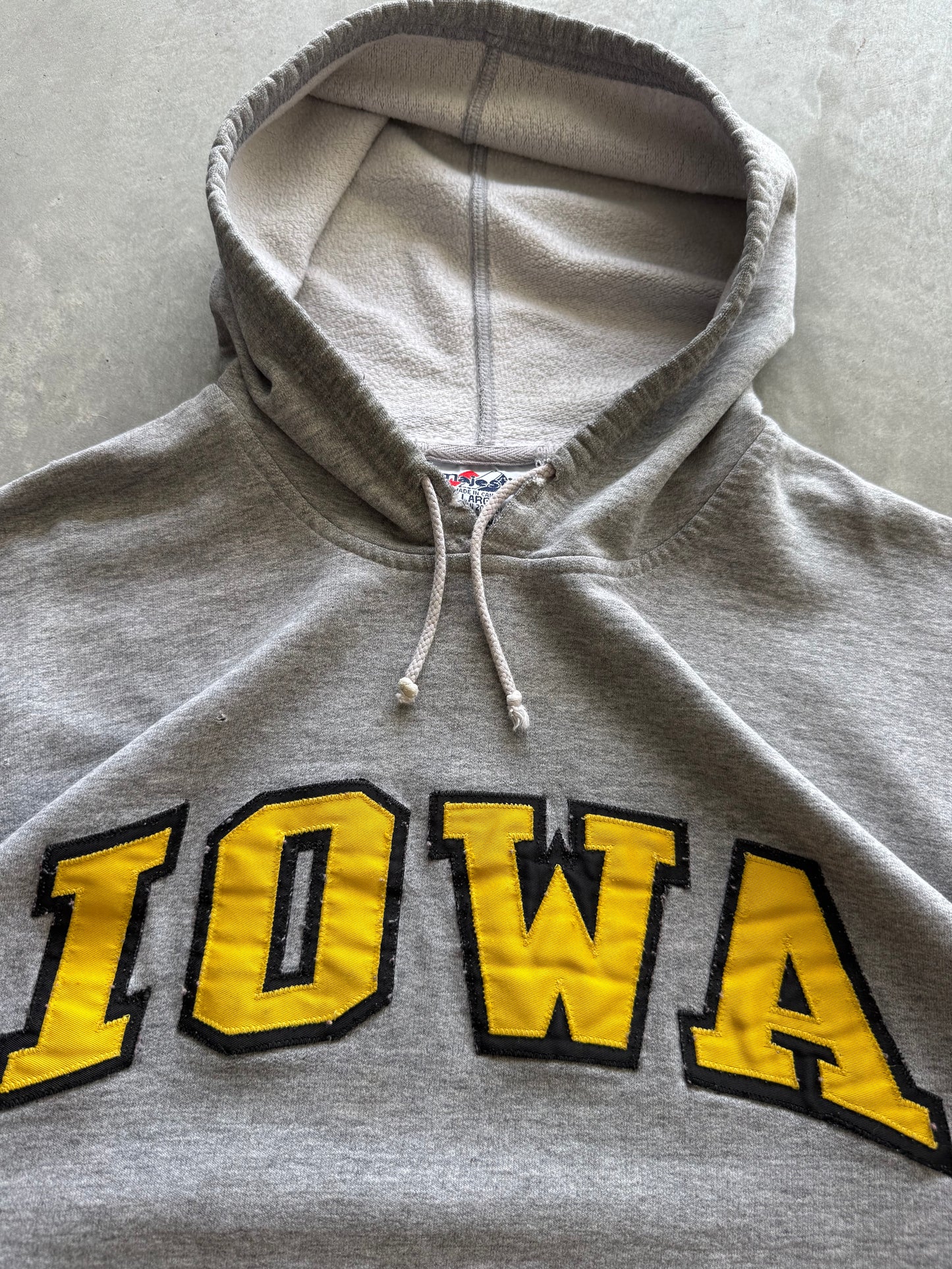 Vintage Iowa Hawkeyes Hoodie - L