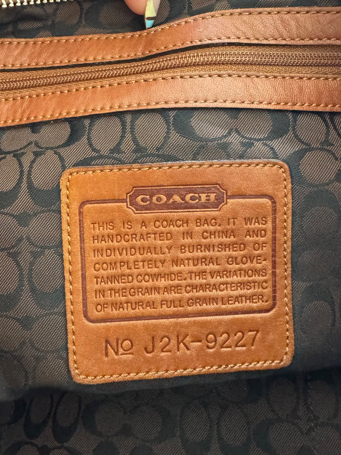 Vintage Y2K Coach Ergo Hobo Leather Shoulder Bag