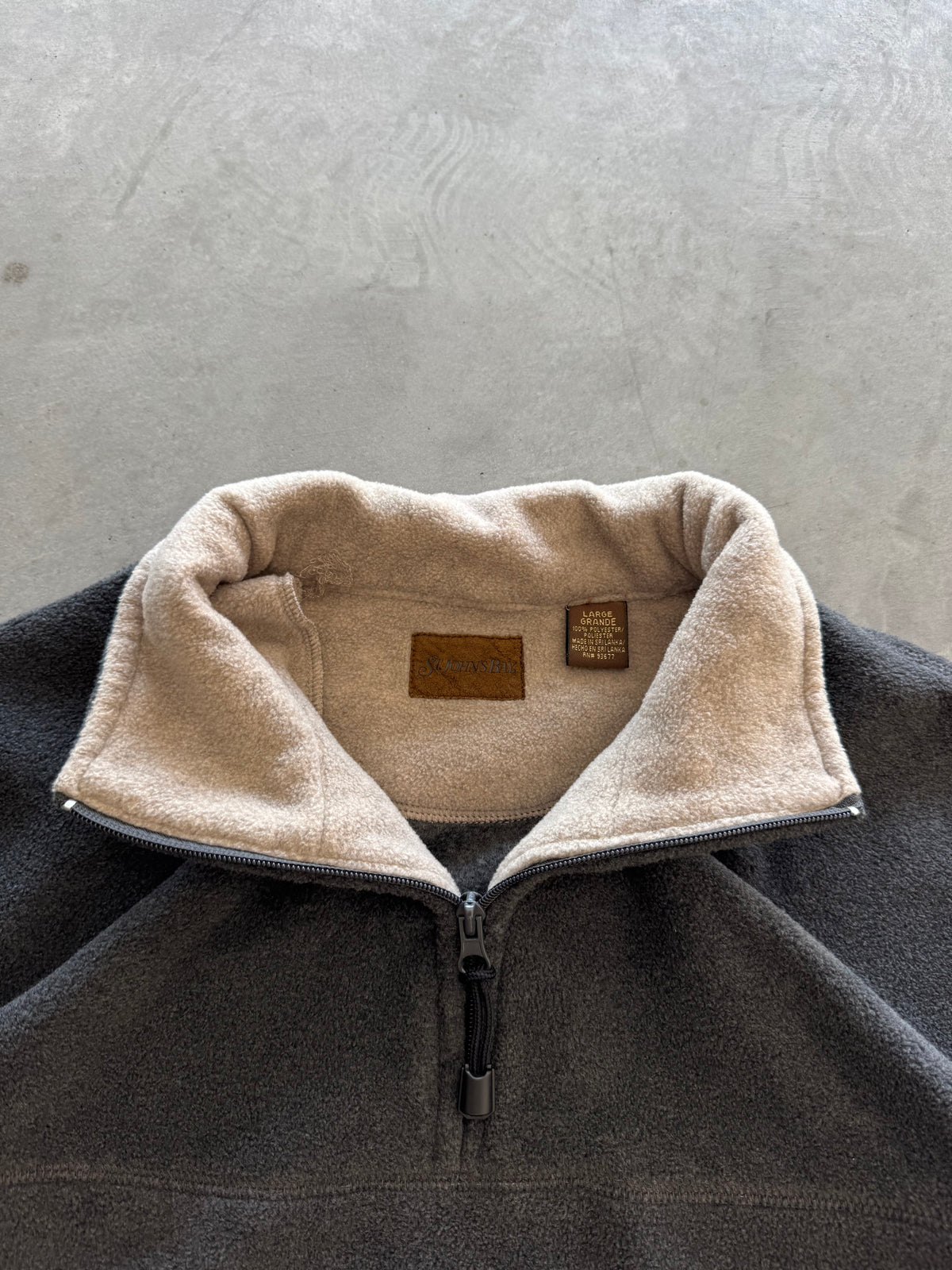 Vintage St. John’s Bay Fleece Quarter Zip - L