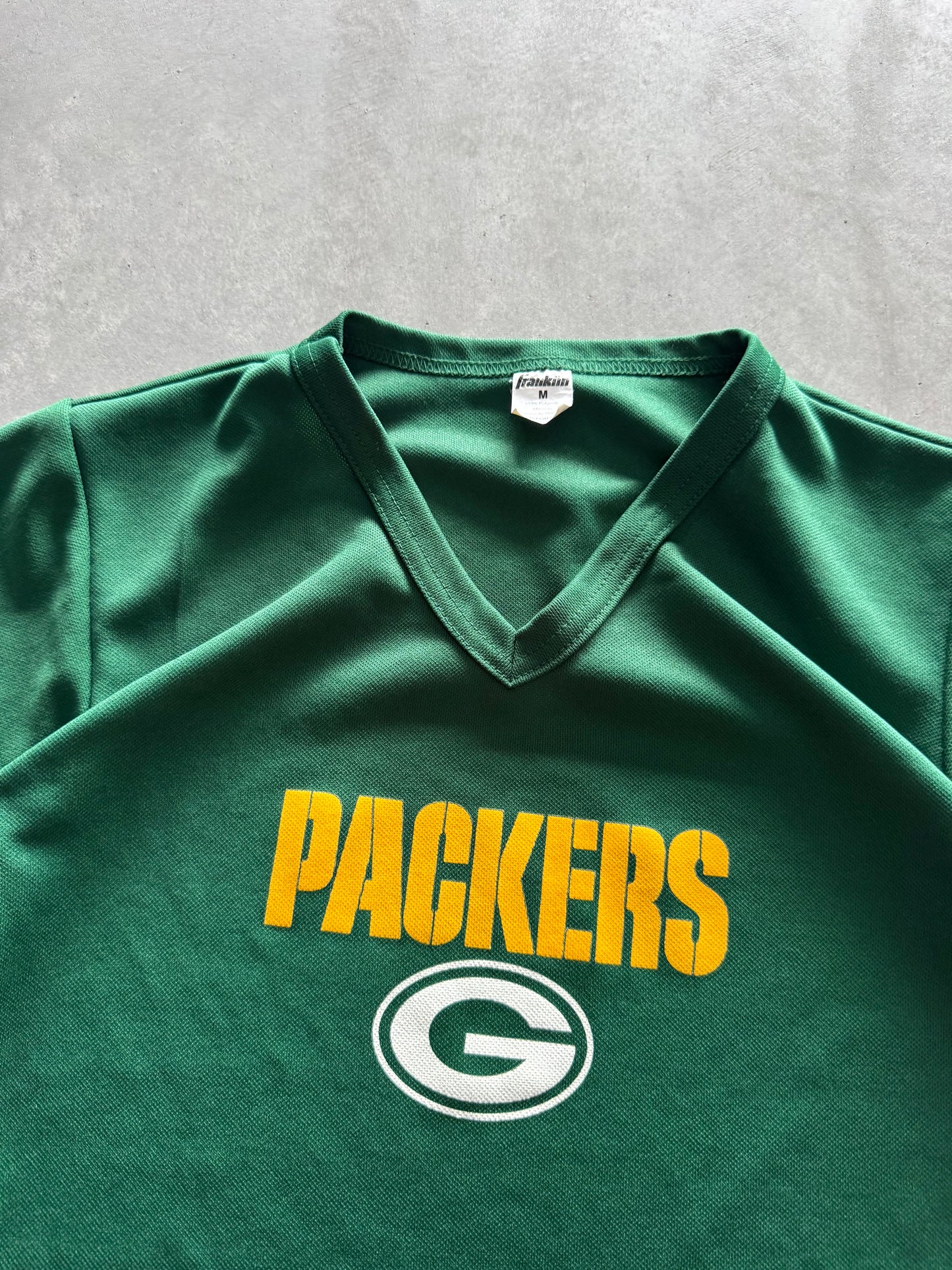 Vintage Green Bay Packers Women’s Baby Jersey - M