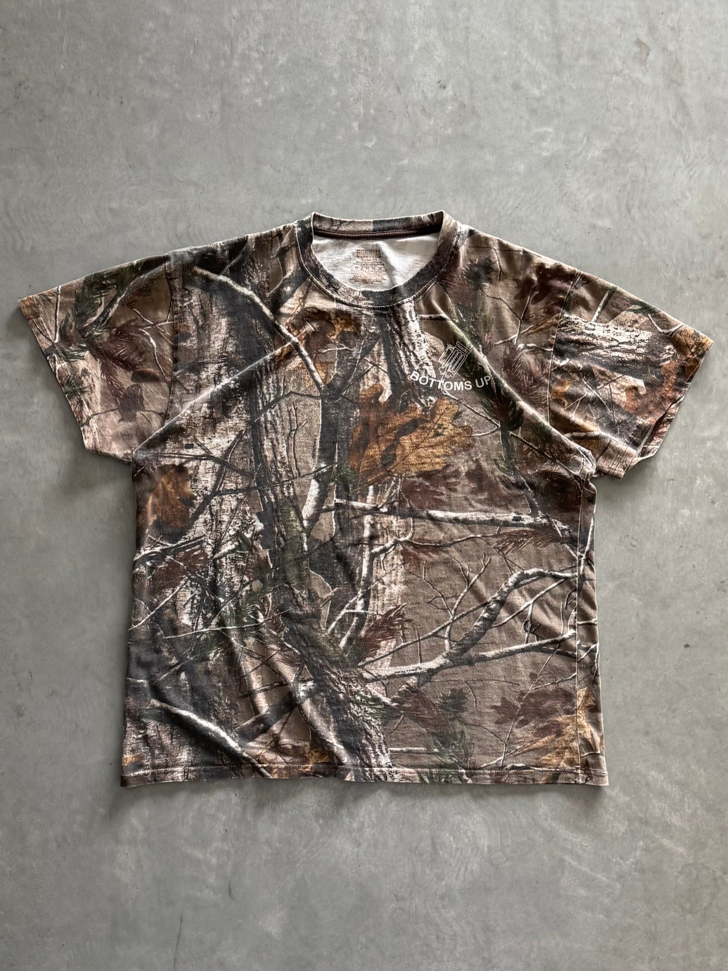 Vintage Camo Bottoms Up Tee - XL
