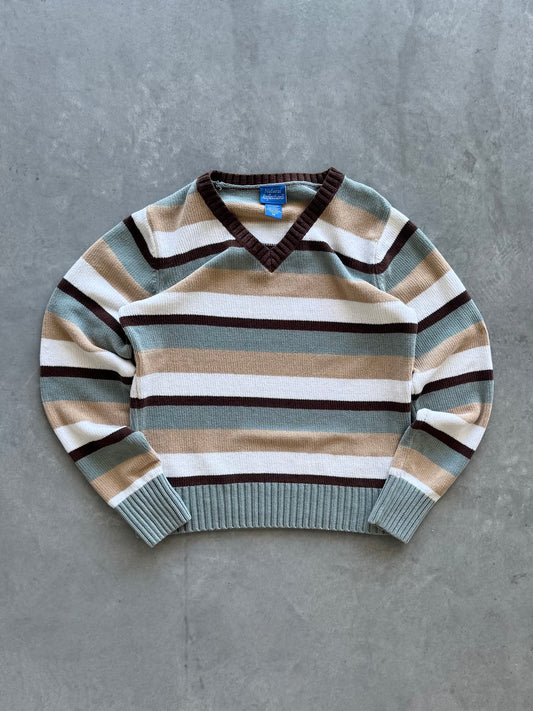 Vintage Women’s Striped Sweater - M