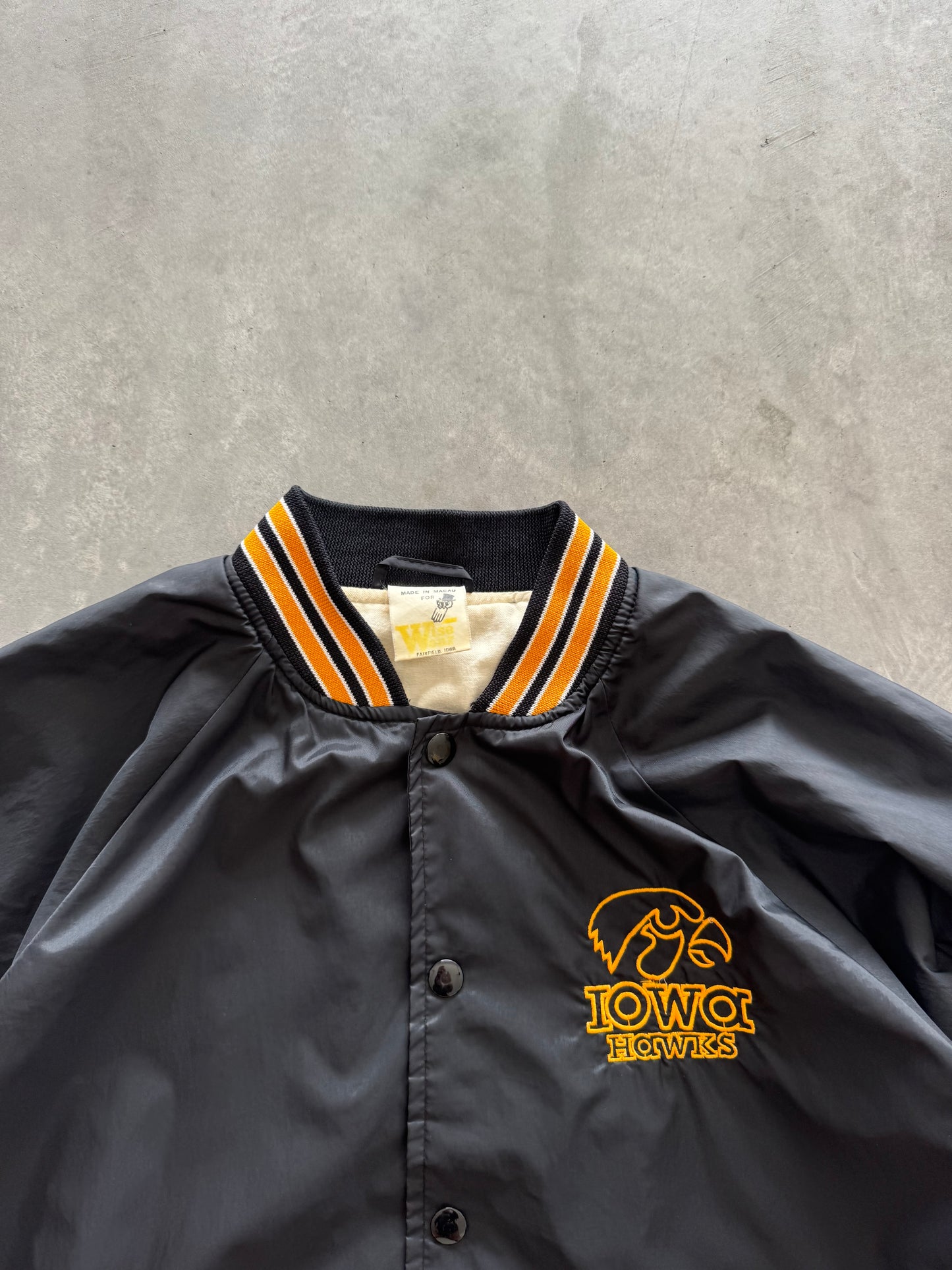 Vintage 80s Iowa Hawkeyes Bomber Jacket - M