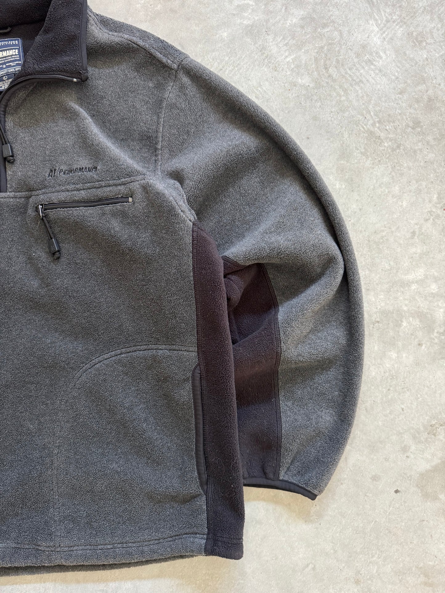 Vintage American Eagle Fleece Quarter Zip - L