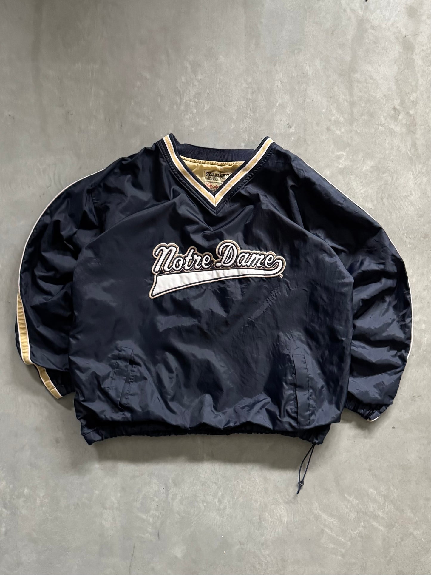 Vintage 90s Notre Dame Windbreaker - XL