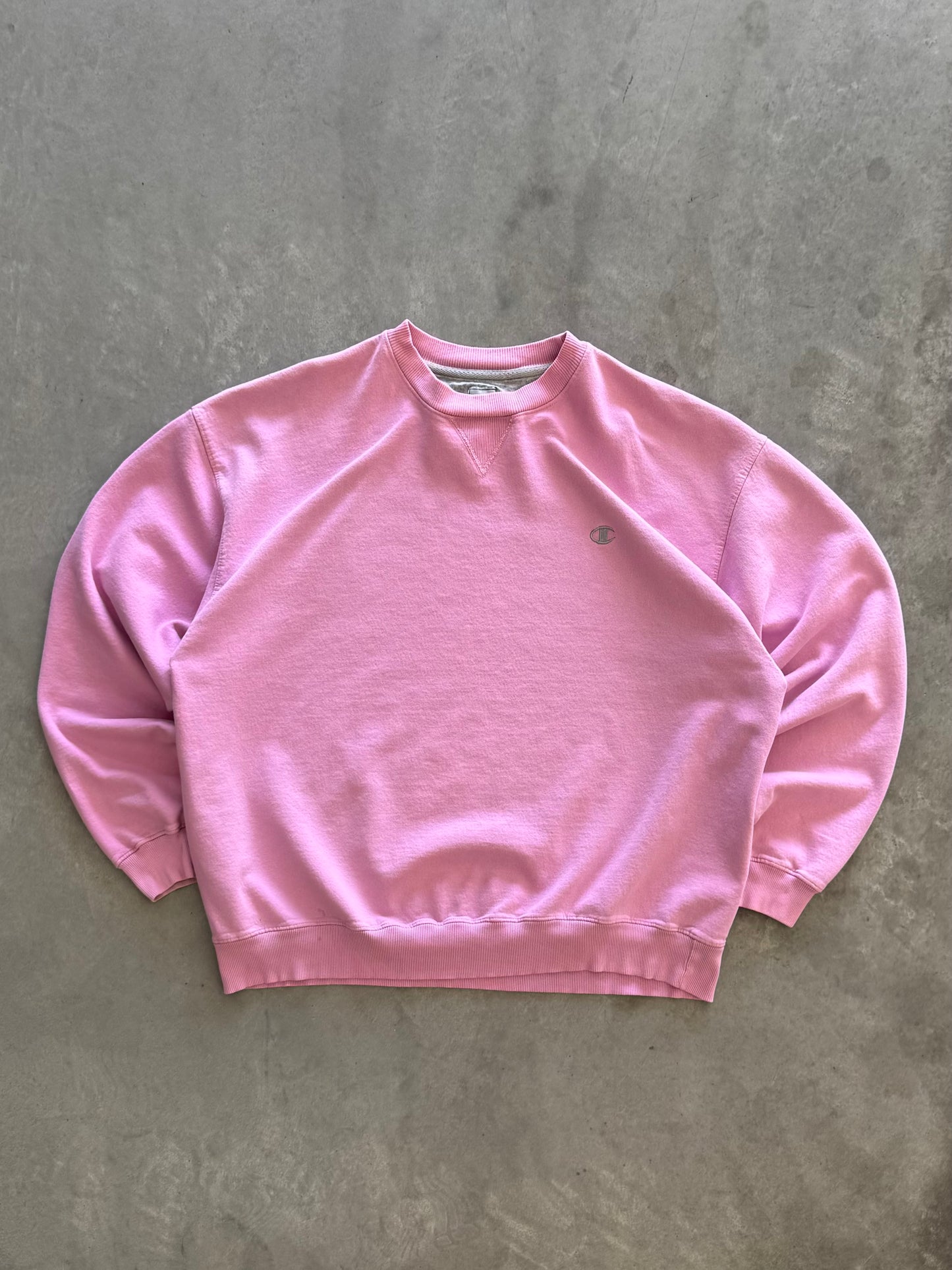 Vintage Pink Champion Sweatshirt - XXL