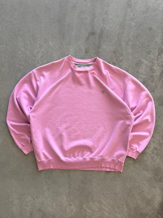 Vintage Pink Champion Sweatshirt - XXL