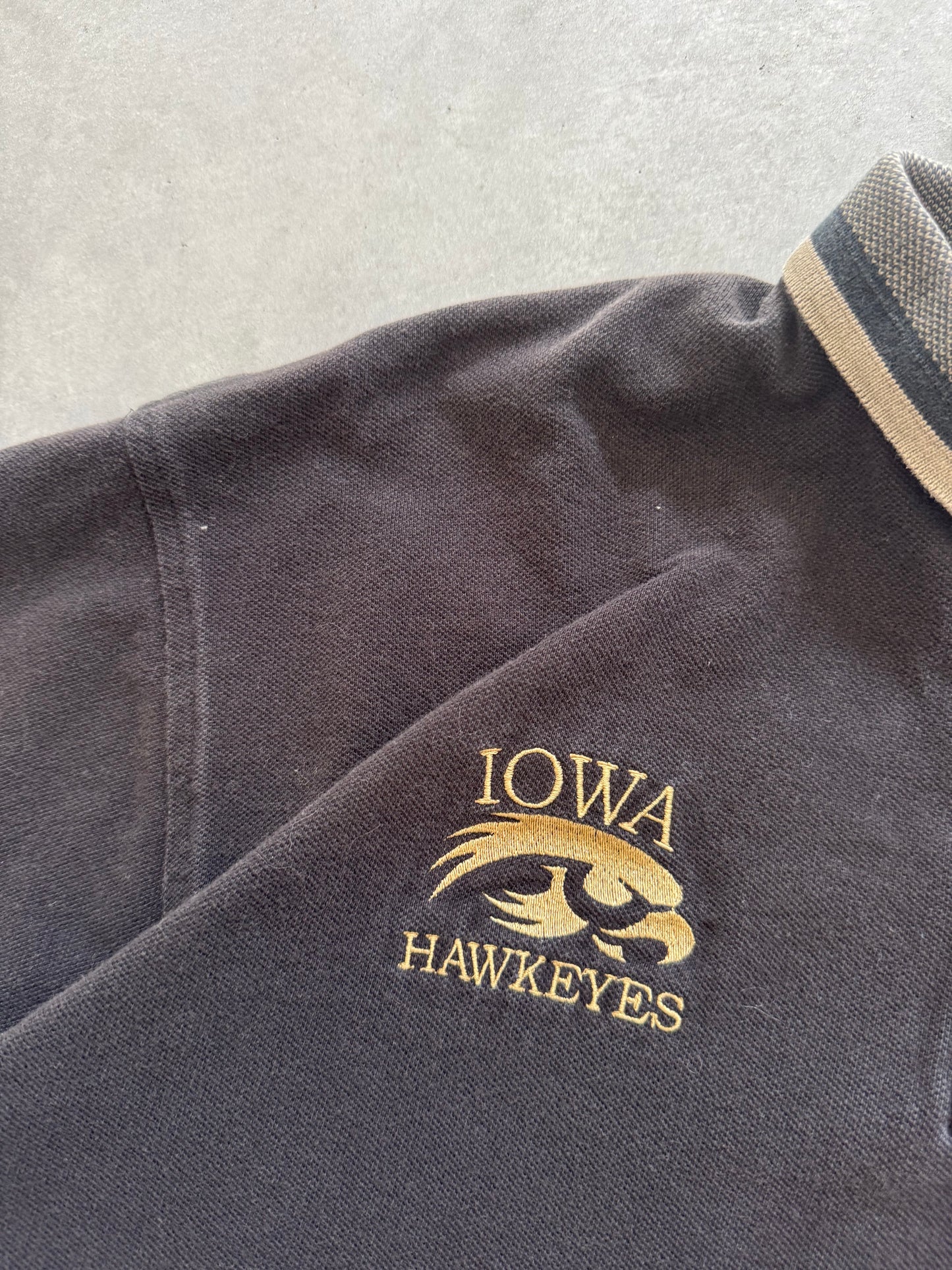 Vintage Iowa Hawkeyes Polo - XL