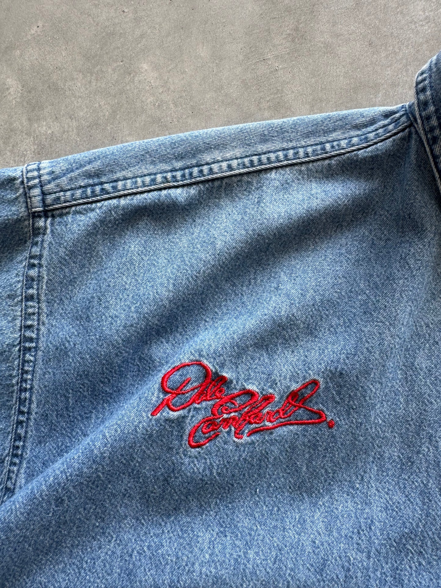Vintage Nascar Denim Button Up - XXL