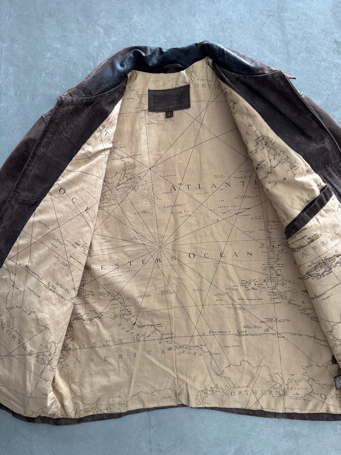 Vintage St. John’s Bay Brown Suede Leather Jacket - L