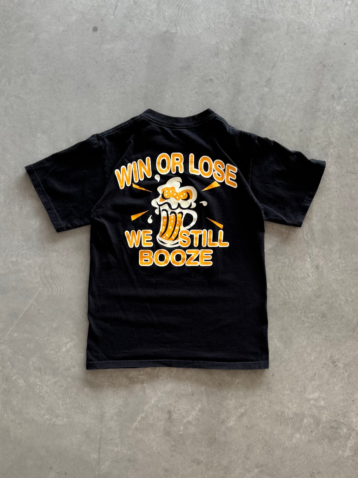 Vintage 90s Iowa Hawkeyes Drinking Tee - S