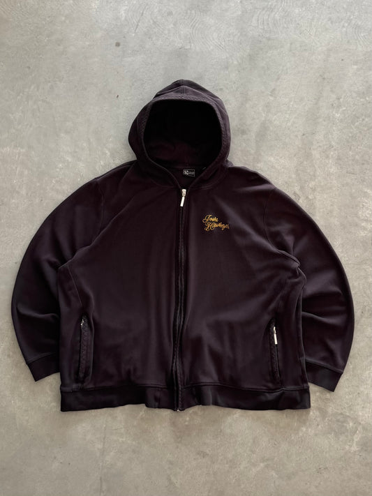 Vintage Iowa Hawkeyes Women’s Zip Up Hoodie - XXL