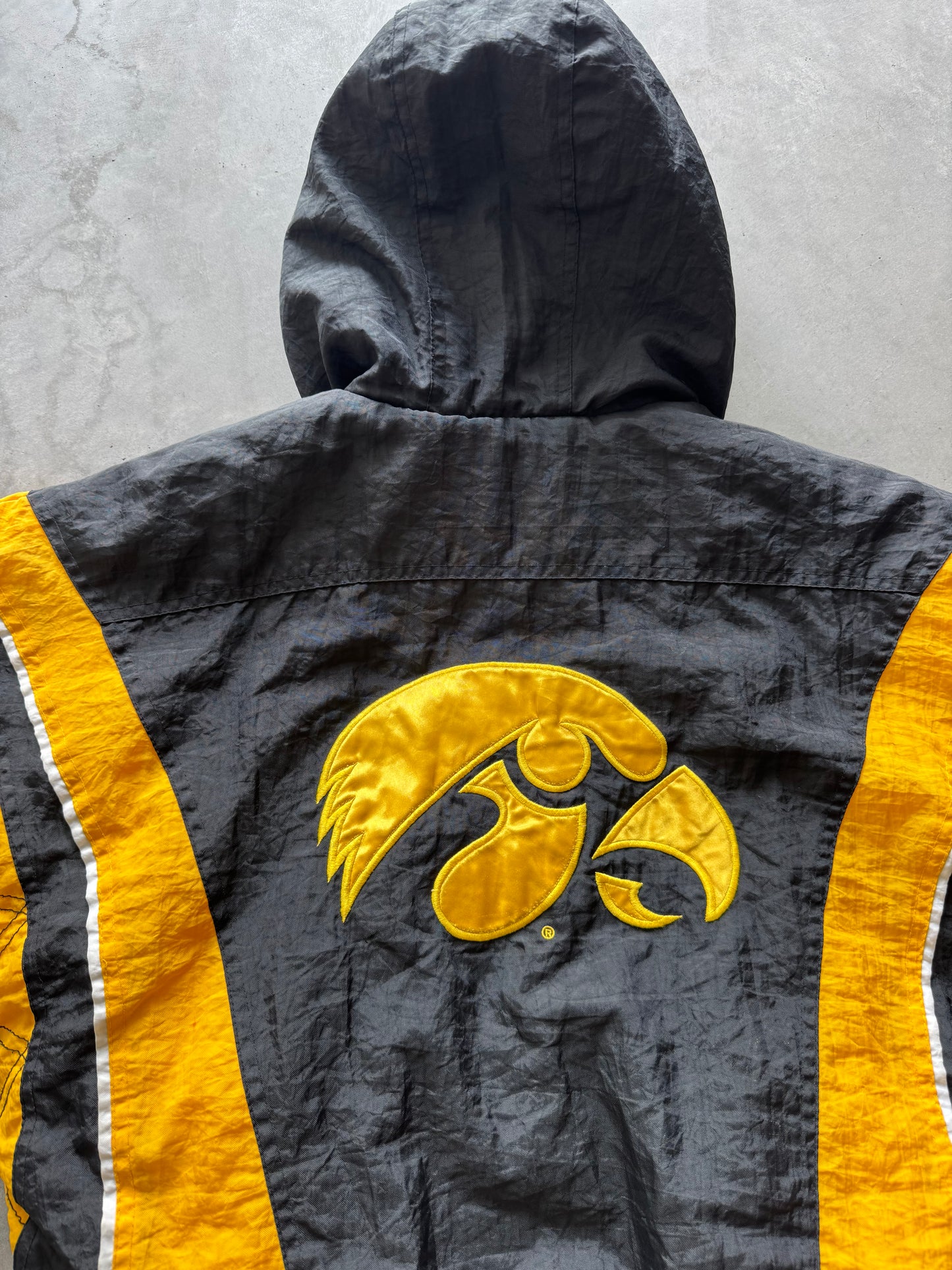 Vintage 90s Iowa Hawkeyes Starter Coat - S