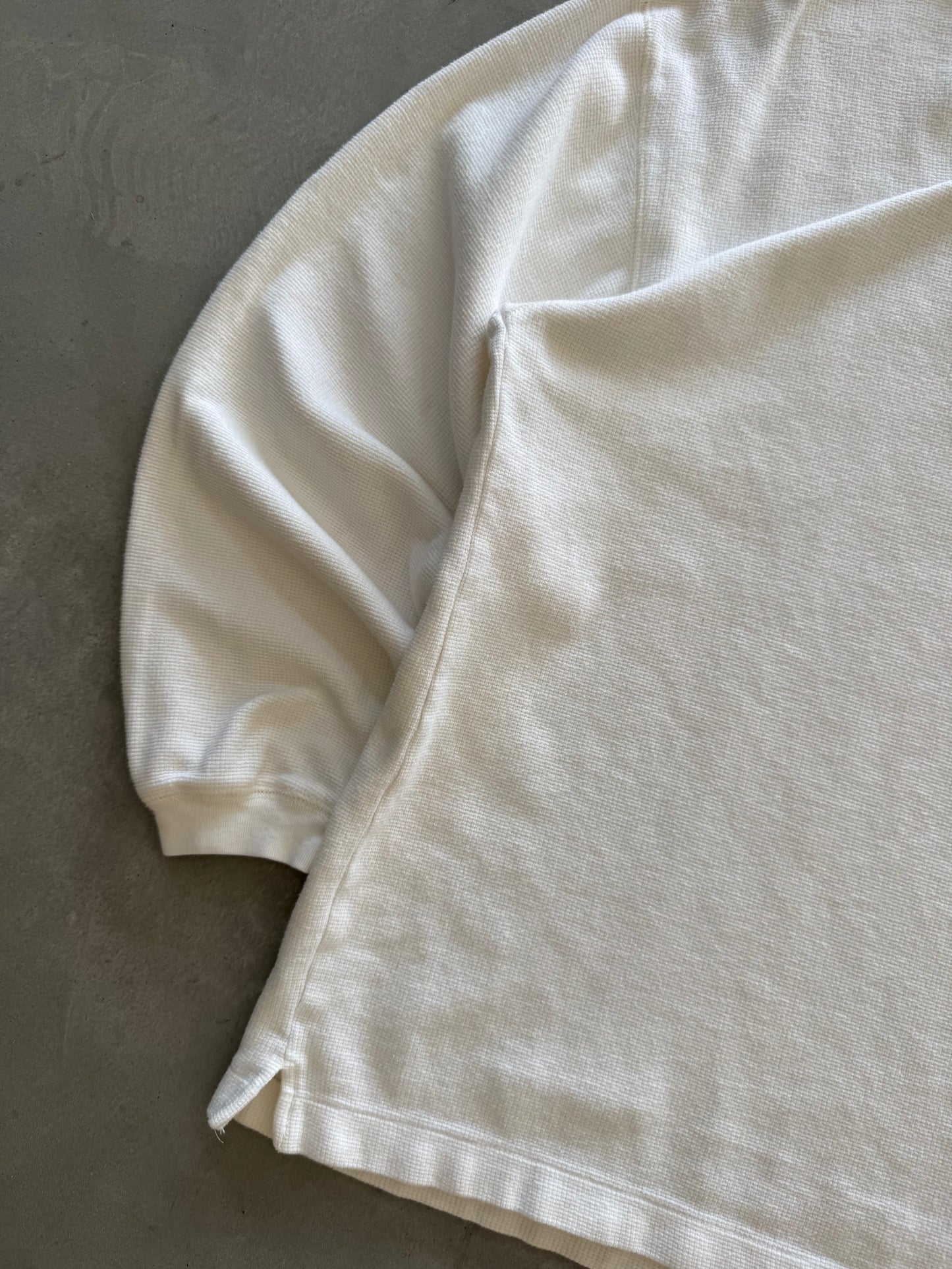 Vintage Waffle Knit Long Sleeve - M