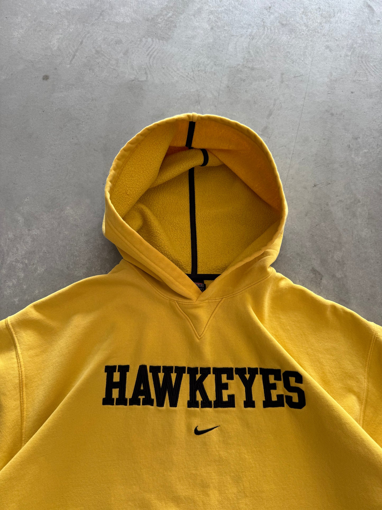 Vintage 90s Nike Iowa Hawkeyes Hoodie - XL