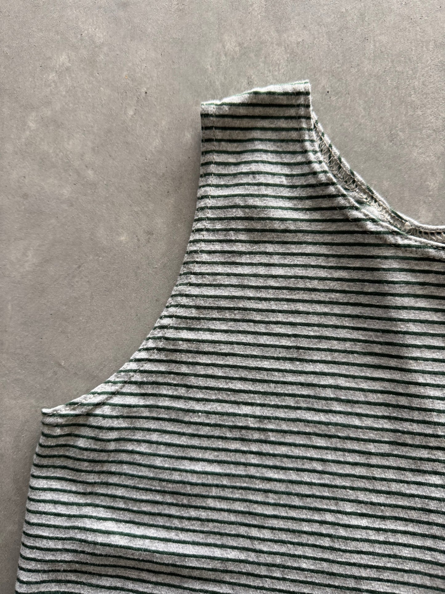 Vintage Striped Tank Top - XL