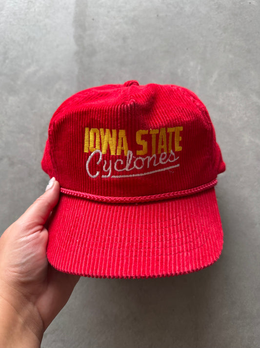 Vintage Iowa State Cyclones Corduroy Hat