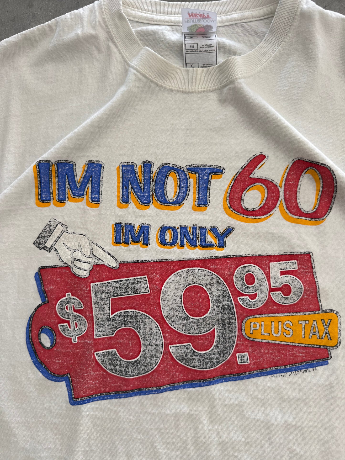 Vintage 60th Birthday Tee - XL
