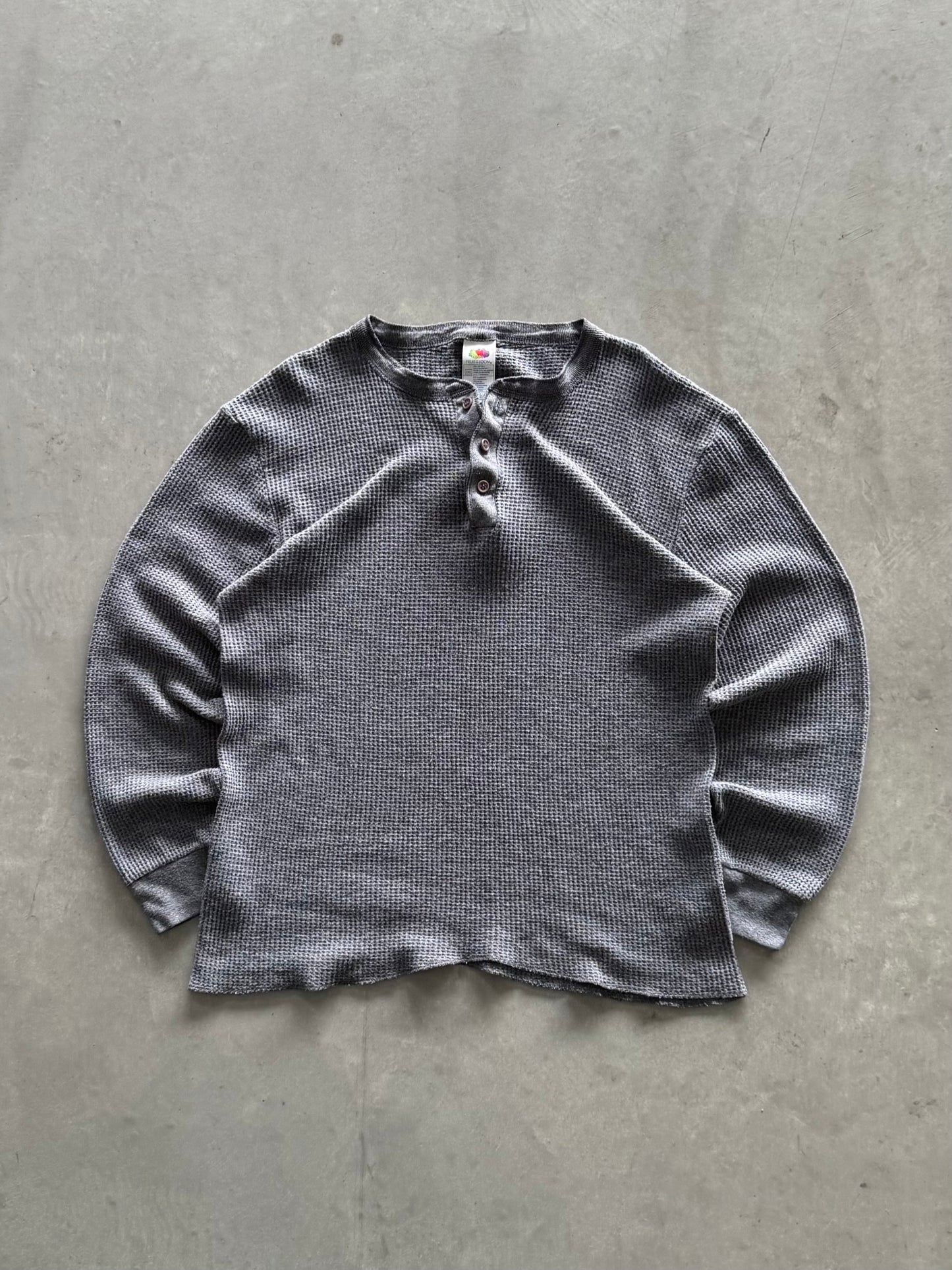 Vintage Fruit of the Loom Waffle Knit - XL