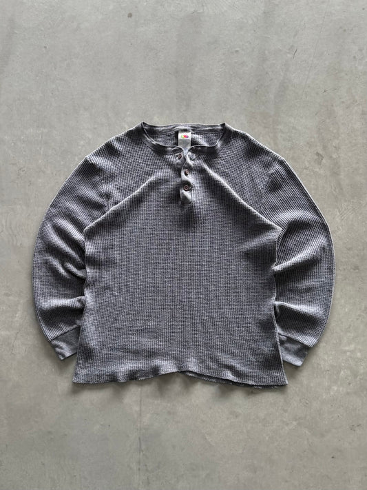 Vintage Fruit of the Loom Waffle Knit - XL