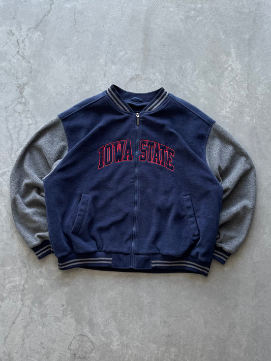 Vintage 90s Iowa State Fleece Jacket - XL