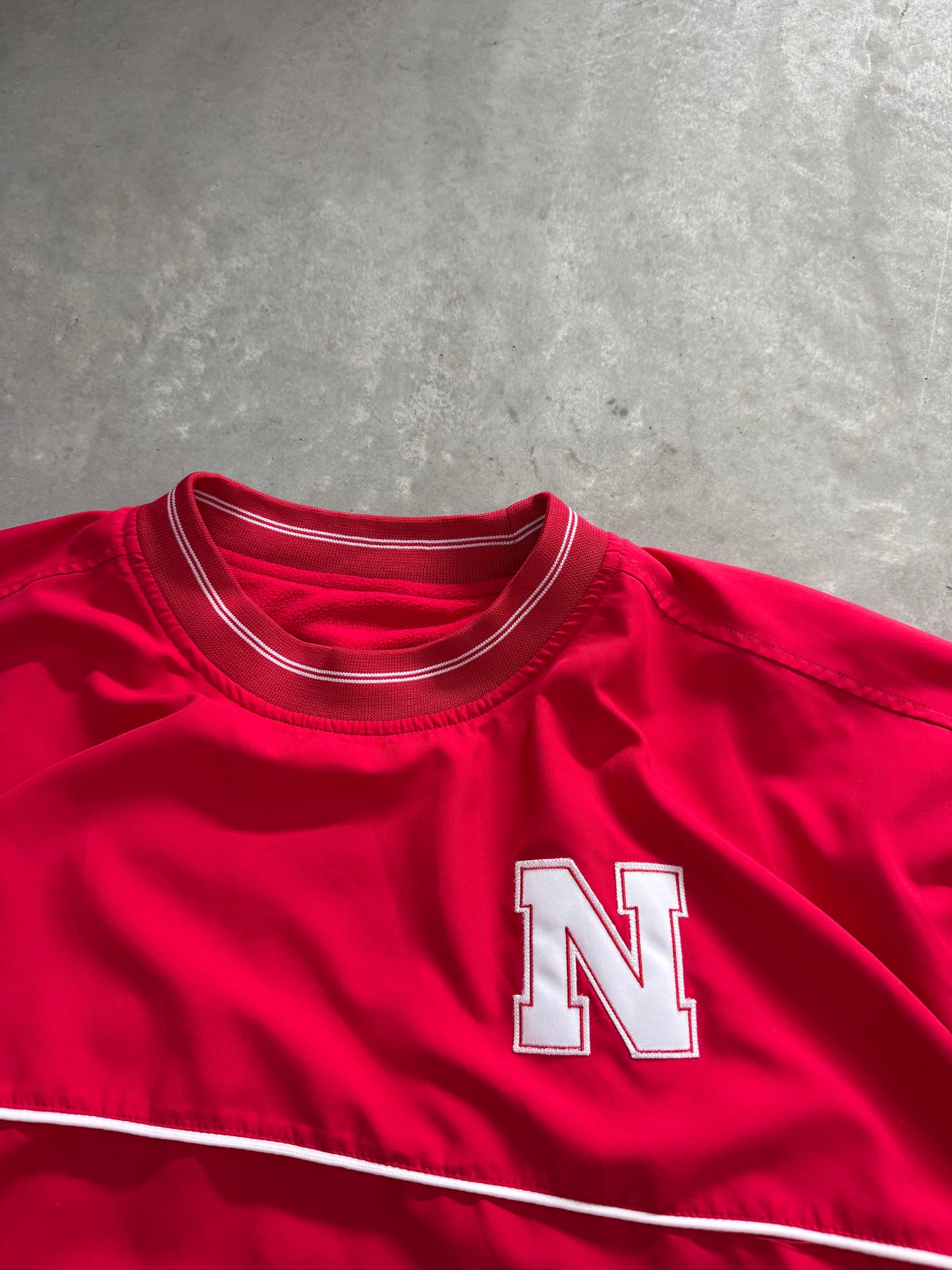 Vintage Nebraska Huskers Fleece Lined Windbreaker - XXL