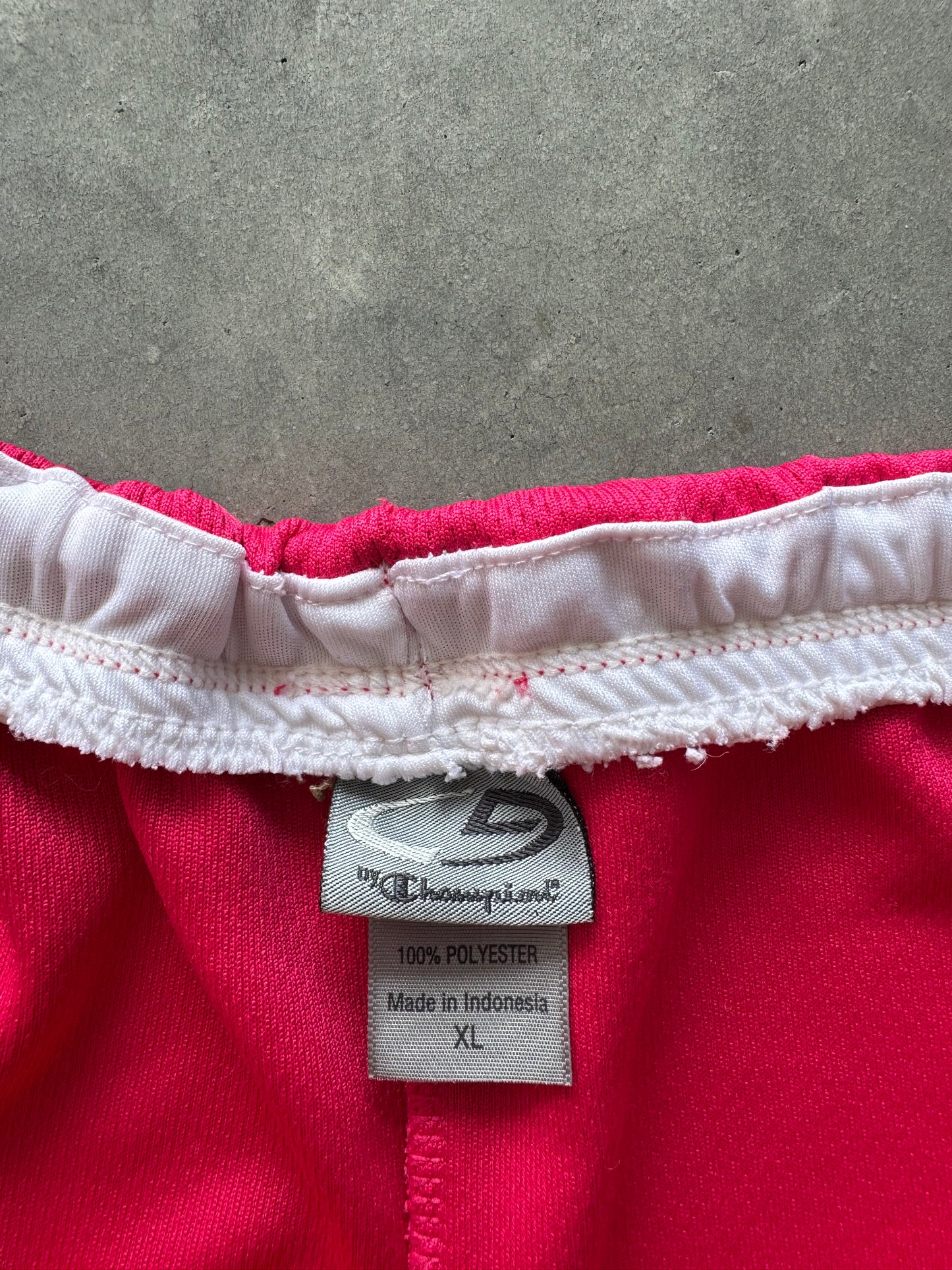 Vintage Pink Track Shorts - XL