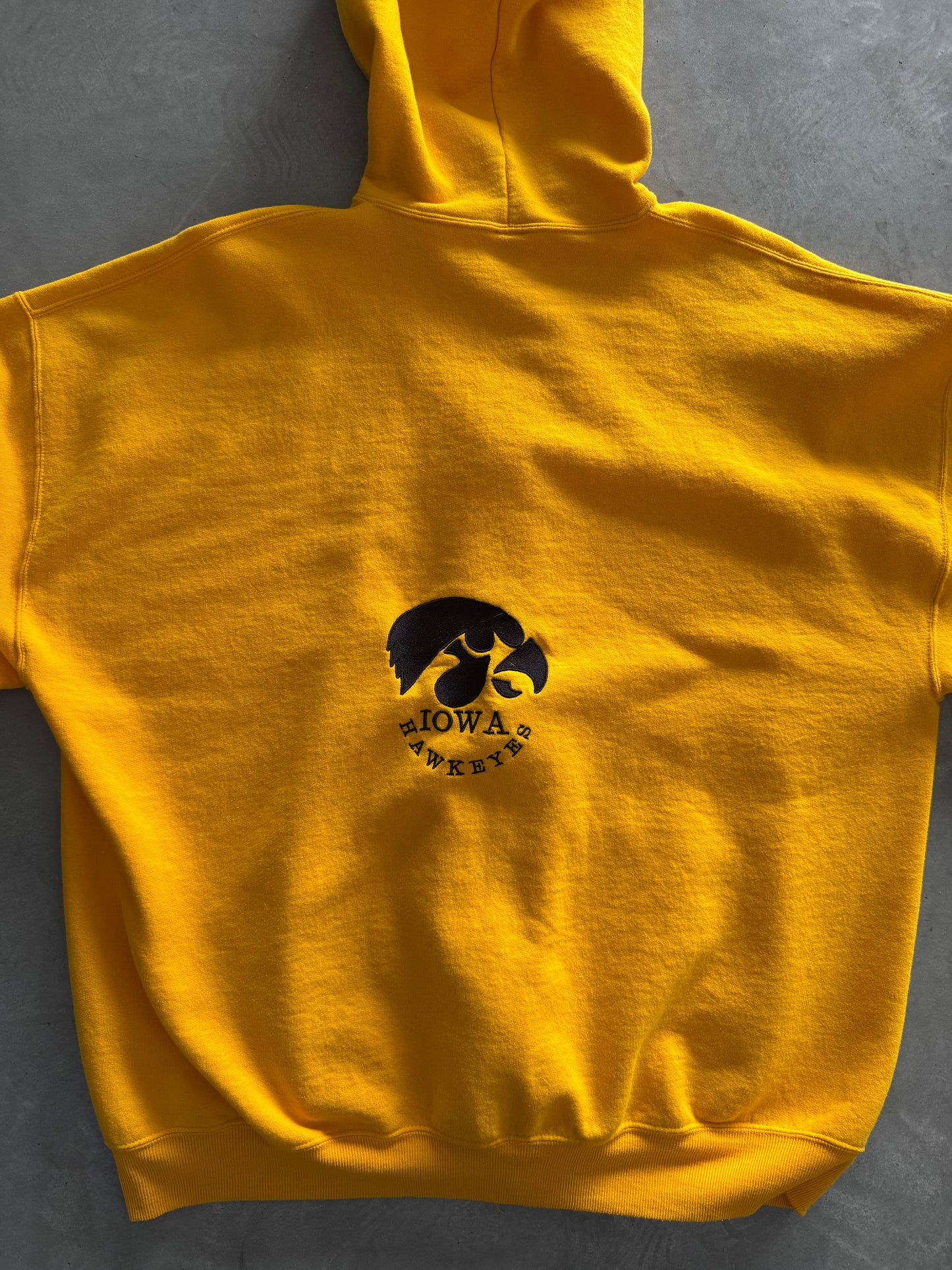 Vintage Iowa Hawkeyes Zip Up Hoodie - XXL