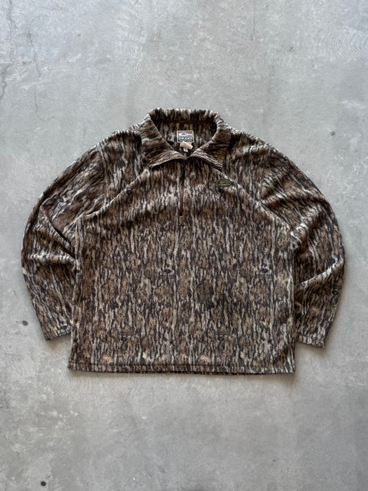 Vintage Camo Fleece Quarter Zip - XXL