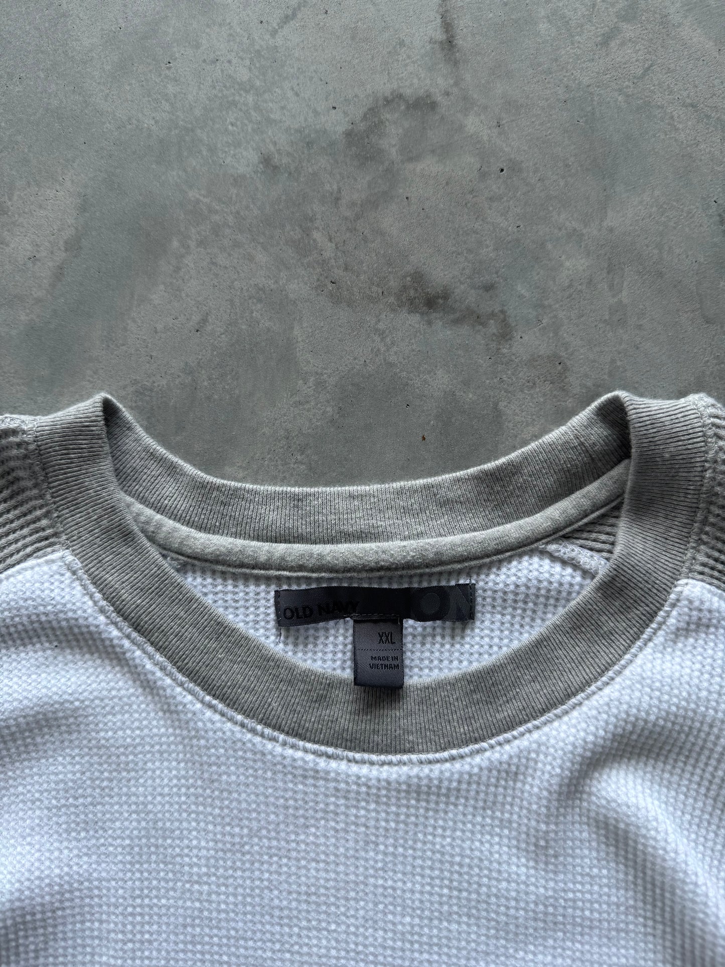 Vintage Old Navy Waffle Knit Longsleeve - XXL