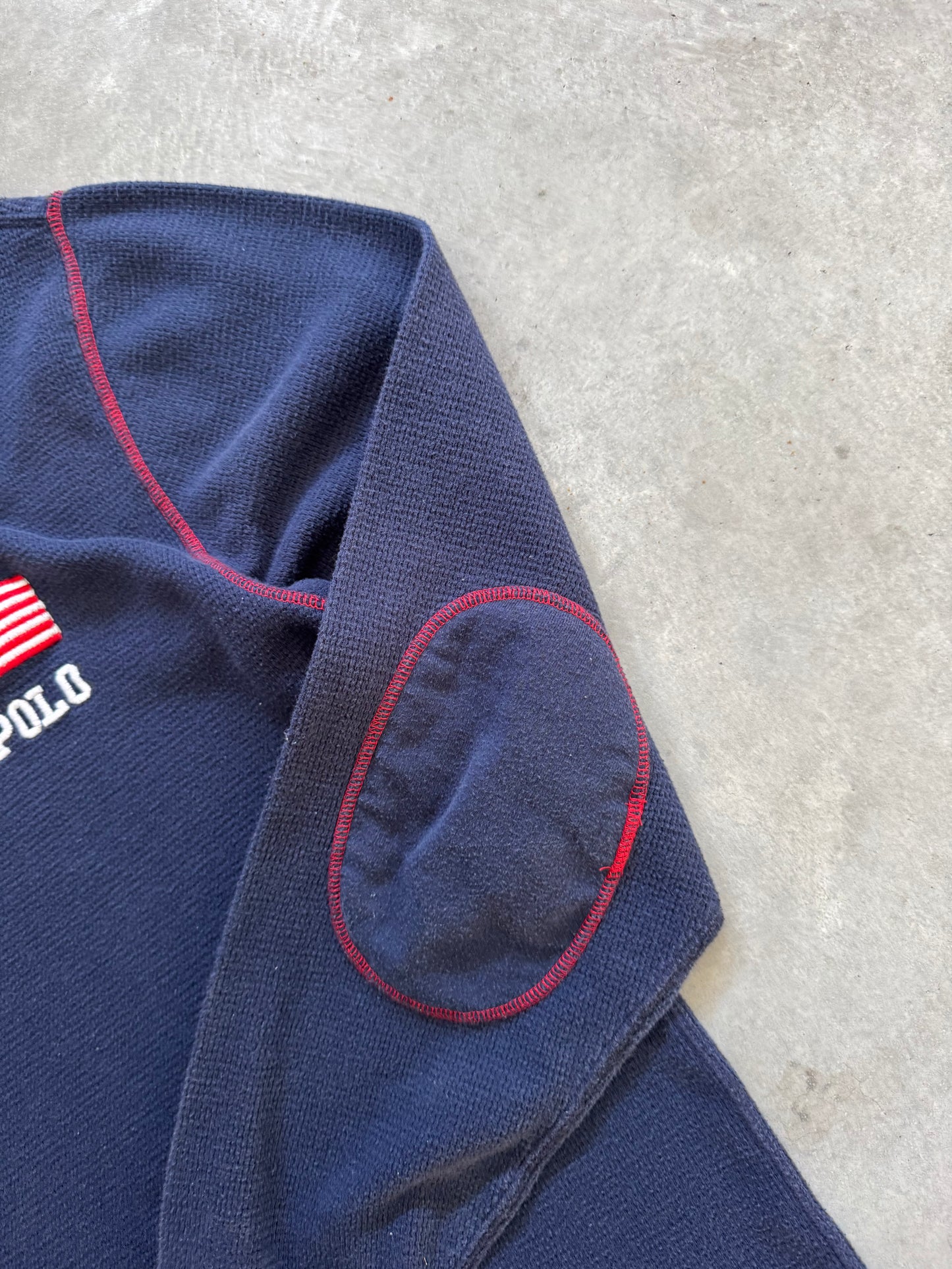 Vintage Polo Ralph Lauren Waffle Knit Long Sleeve - L